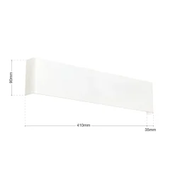 Accent LED-væglampe med up-/downlight, hvid