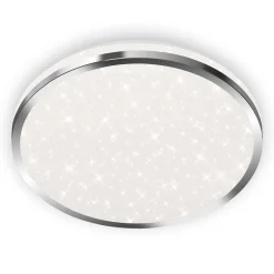 Acorus LED-loftslampe, IP44, stjernedekor, Ø 28 cm