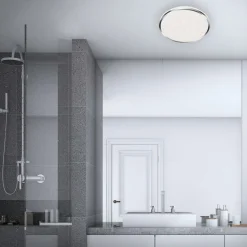 Acorus LED-loftslampe, IP44, stjernedekor, Ø 33 cm