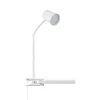Adda LED-bordlampe med klemme hvid dæmpes i 3 trin