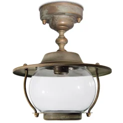 Adessora udendørs loftslampe, saltv.res, Ø 26,5 cm