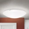 Agada loftslampe, opalglas, krom, 50 cm