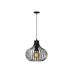 Aglio hængelampe, Ø 28 cm, sort, metal