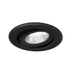 Agon Rund LED-indbygningsspot 3.000K 40° sort