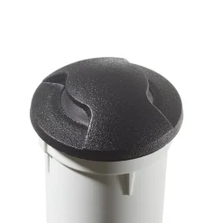 Aldo 2L LED indbygningslampe, sort/klar 3.000 K