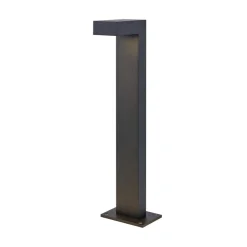 Aliar LED-gadelampe, sort