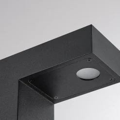 Aliar LED-gadelampe, sort