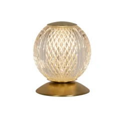 Allure bordlampe messingfarvet, stål, akryl