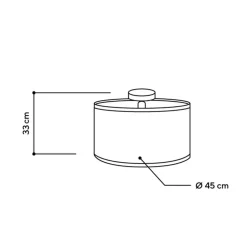 ALMUT 2610-loftlampe Ø 45 cm, hø