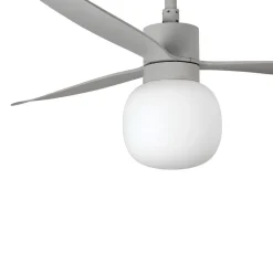 Amelia Ball loftventilator, LED-lampe, grå