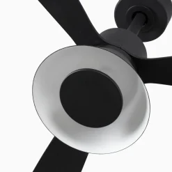 Amelia Cone loftventilator, LED-lampe, sort