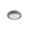 Anga udendørs loftlampe, mørkegrå, beton, Ø 24 cm