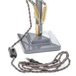 Anglepoise bordlampe Original 1227, grå/messing