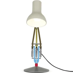 Anglepoise bordlampe Type 75 Mini, lysegrå, 70 cm