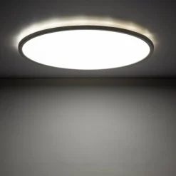 Aqua LED-panel, Ø 50 cm, hvid, metal/plast CCT dæmpbar