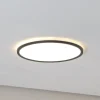 Aqua LED-panel, Ø 40 cm, sort, metal/plast, CCT dæmpbar