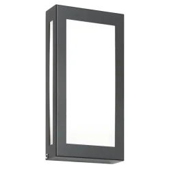 Aqua Rain Mini LED-væglampe, sensor, antracit