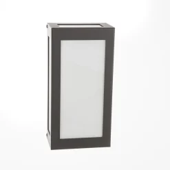 Aqua Rain udendørs LED-væglampe, sensor, antracit