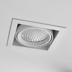 Arcchio Adin LED-indbygningslampe, 4.000K, 25,9W, hvid