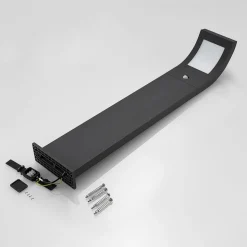 Arcchio Advik LED-vejlampe, 100 cm, antracit, sensor, IP54