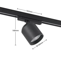Arcchio Candra LED track spot sort 26W 3000K