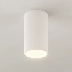 Arcchio Downlight Brinja, hvid, metal, Ø 6 cm, rund, GU10