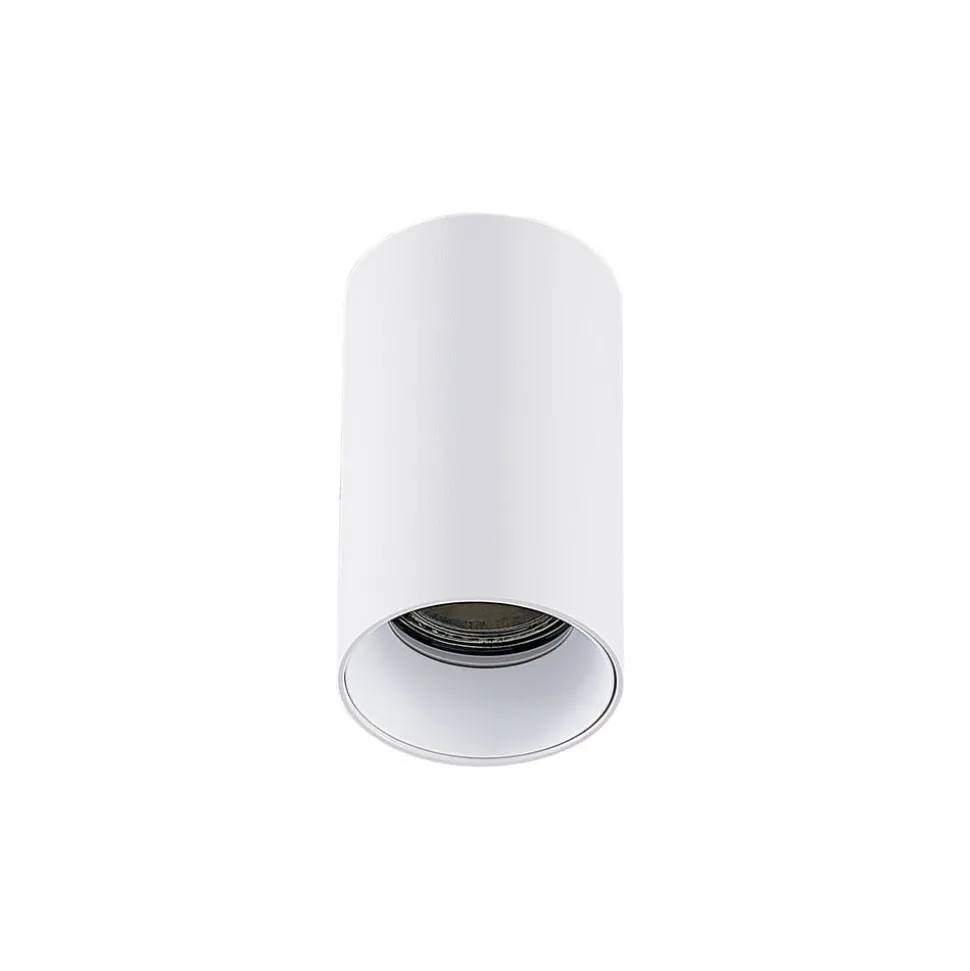 Arcchio Downlight Brinja, hvid, metal, Ø 6 cm, rund, GU10