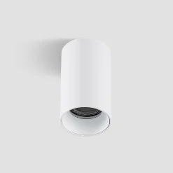 Arcchio Downlight Brinja, hvid, metal, Ø 6 cm, rund, GU10