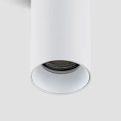 Arcchio Downlight Brinja, hvid, metal, Ø 6 cm, rund, GU10