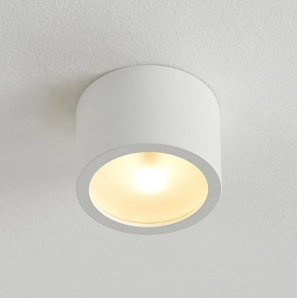 Arcchio downlight Nieva, G9, hvid, rund, Ø 10cm, metal