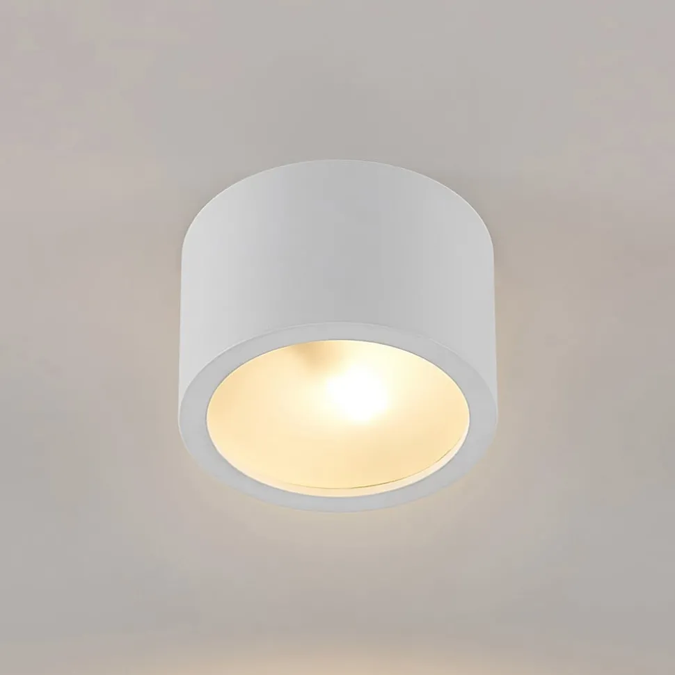 Arcchio downlight Nieva, G9, hvid, rund, Ø 10cm, metal