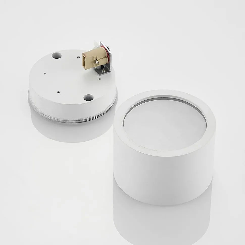 Arcchio downlight Nieva, G9, hvid, rund, Ø 10cm, metal