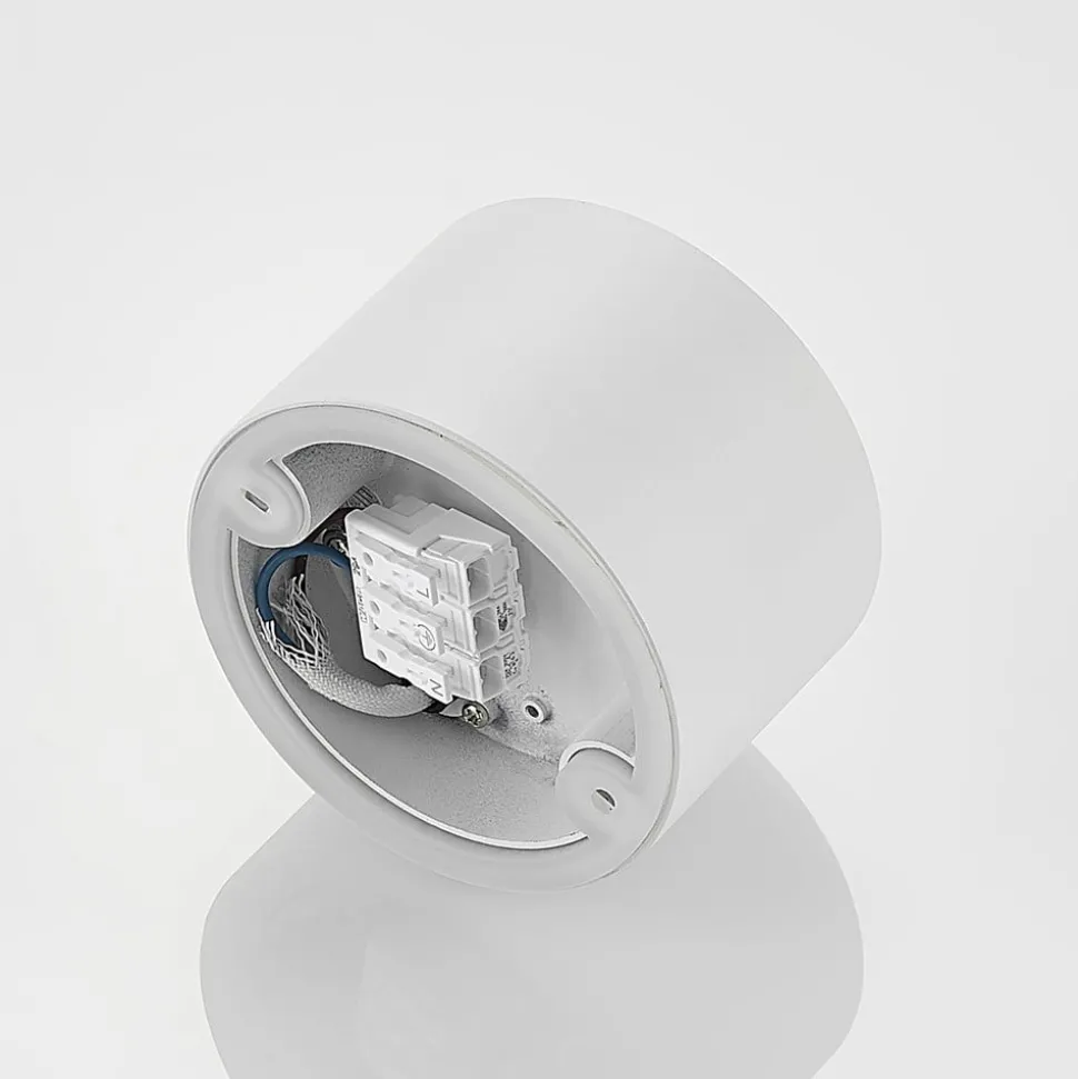 Arcchio downlight Nieva, G9, hvid, rund, Ø 10cm, metal