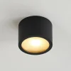 Arcchio downlight Nieva, G9, sort, rund, Ø 10cm, metal