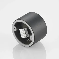 Arcchio downlight Nieva, G9, sort, rund, Ø 10cm, metal