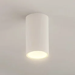 Arcchio downlight Olivir, hvid, metal, Ø 6cm, GU10, IP44