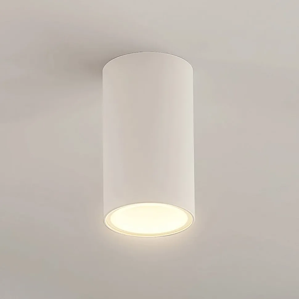 Arcchio downlight Olivir, hvid, metal, Ø 6cm, GU10, IP44