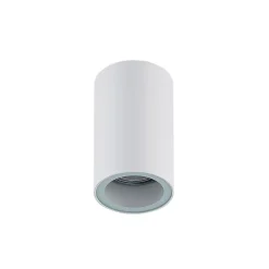 Arcchio downlight Olivir, hvid, metal, Ø 6cm, GU10, IP44