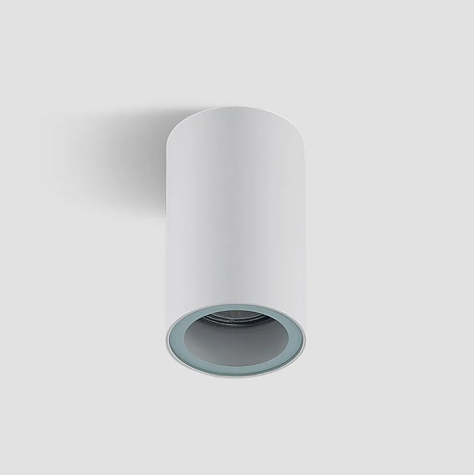 Arcchio downlight Olivir, hvid, metal, Ø 6cm, GU10, IP44