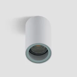 Arcchio downlight Olivir, hvid, metal, Ø 6cm, GU10, IP44