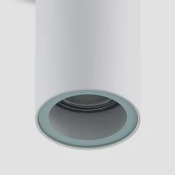 Arcchio downlight Olivir, hvid, metal, Ø 6cm, GU10, IP44