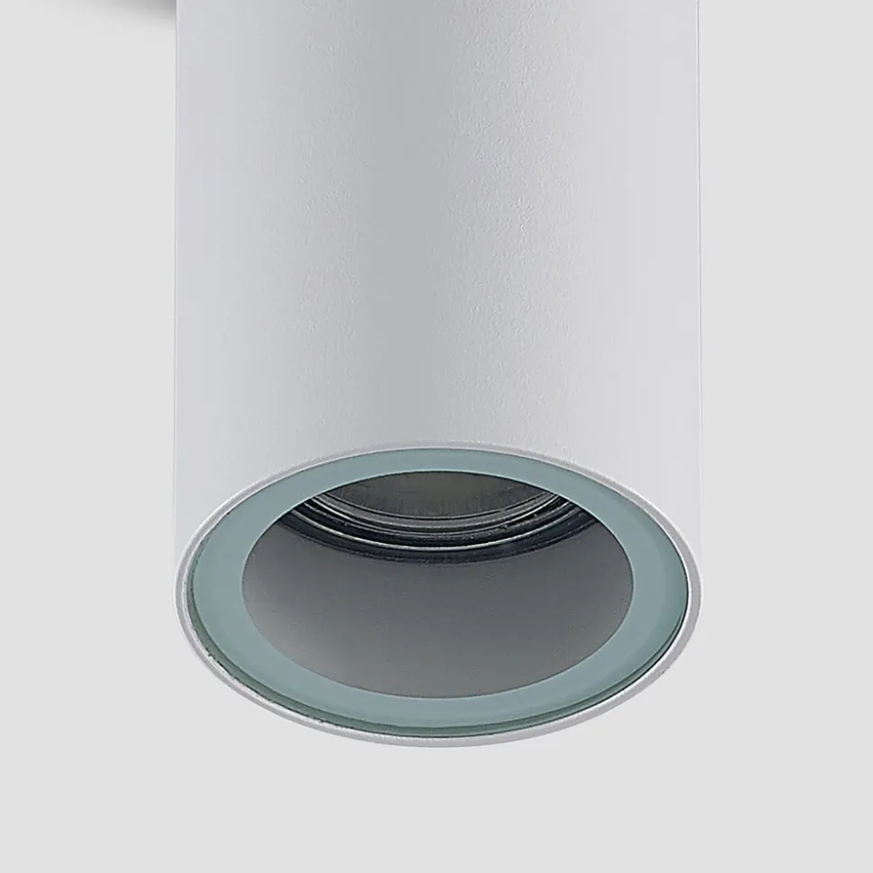 Arcchio downlight Olivir, hvid, metal, Ø 6cm, GU10, IP44