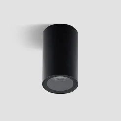 Arcchio downlight Olivir, sort, metal, Ø 6cm, GU10, IP44