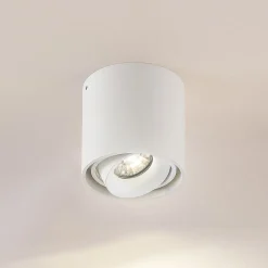 Arcchio downlight Walza, hvid, metal, Ø 9,3 cm, GU10