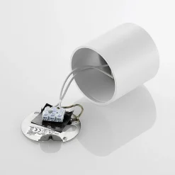 Arcchio downlight Walza, hvid, metal, Ø 9,3 cm, GU10
