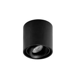 Arcchio downlight Walza, sort, metal, Ø 9,3 cm, GU10