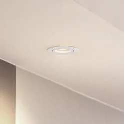 Arcchio downlight Zyron, hvid, Ø 8,2 cm