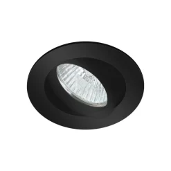 Arcchio downlight Zyron, sort, Ø 8,2 cm