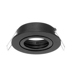 Arcchio downlight Zyron, sort, Ø 8,2 cm