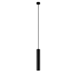 Arcchio Ejona pendellampe, højde 35 cm, sort, aluminium